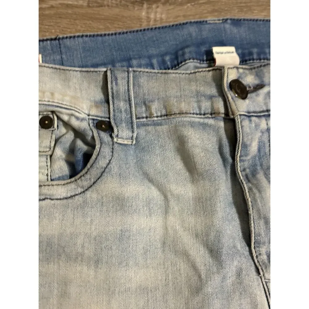 True Religion Light Wash Geno Relaxed Slim Jeans Retro Y2K Skater - Men’s 40x30